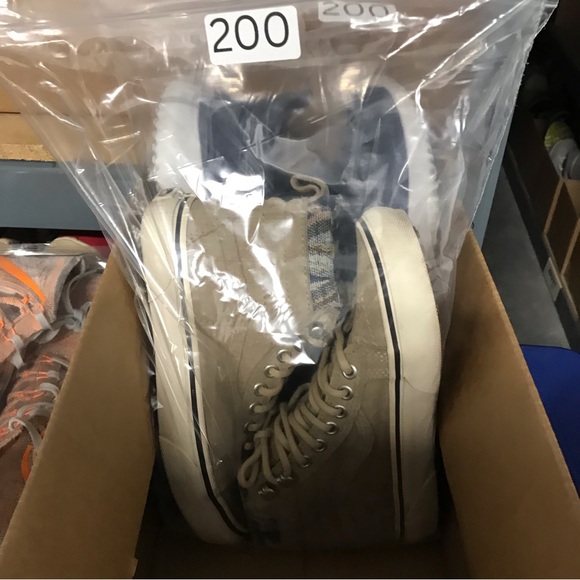 Vans Sk8-Hi Scotchgard Brown/White Suede Flannel Skate Shoes Women's Size  5 - Picture 12 of 12